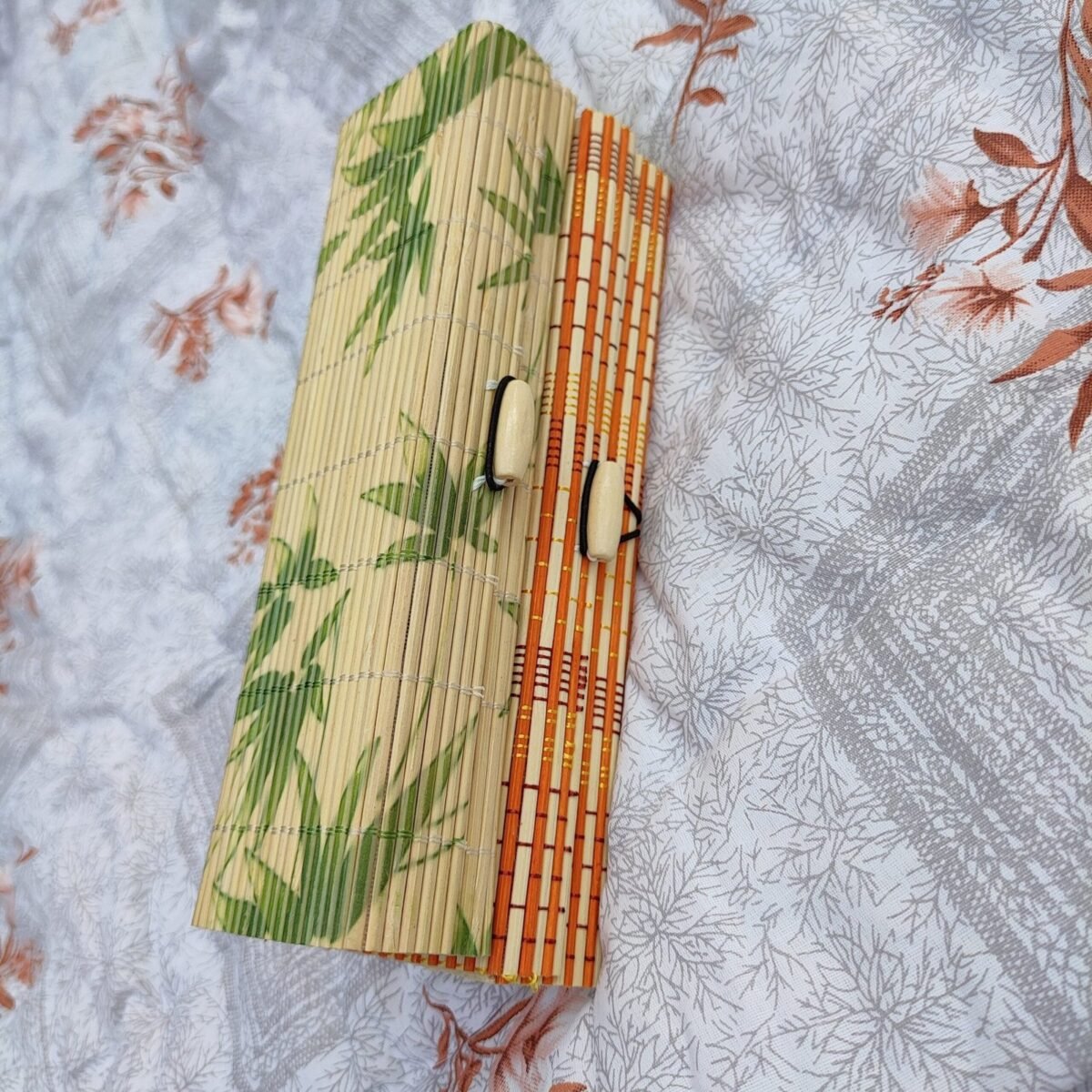 Bamboo Pencil Box (Quantity 4pc) Handmade Pencil Box Rectangle - Image 4