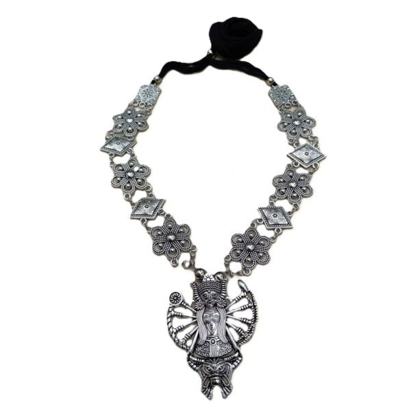 Fancy oxidised necklace jewellery adjustable chain