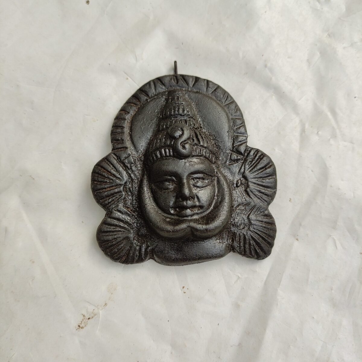 Terracotta statue black colour 2 - Image 1
