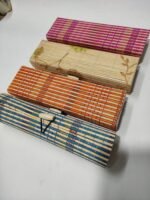 Bamboo Pencil Box (Quantity 4pc) (Multicolor) - Image 3