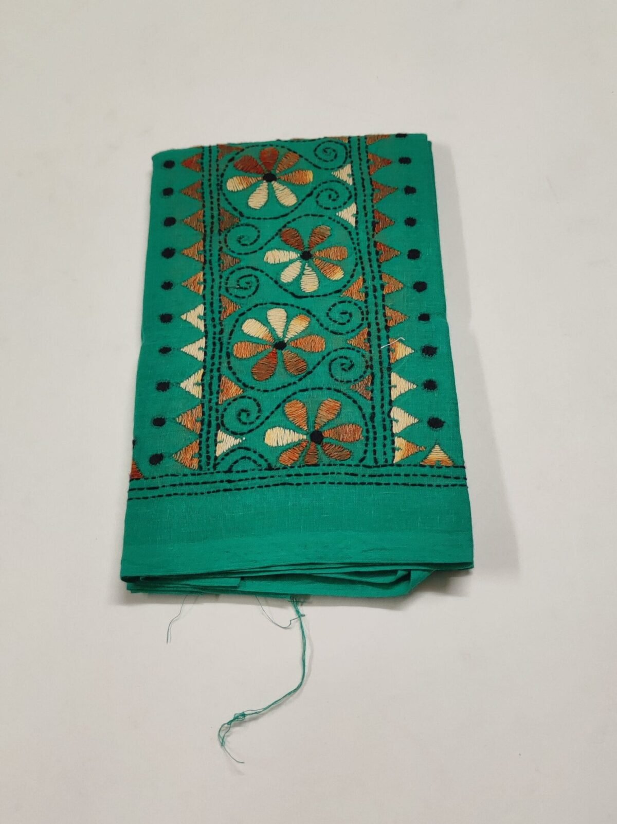 Hand work Kantha Stitch Blouse Piece - Image 1