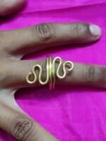 Finger Rings Brass Metal For Women (brass metal colour) - Image 2