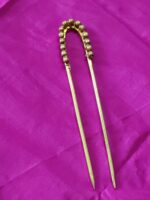 Handmade Brass Metal Hairstyle Accessories Hair Pin for Women