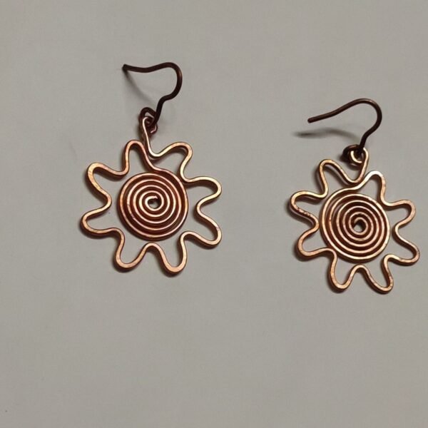 Copper Earrings Women's Jewellery