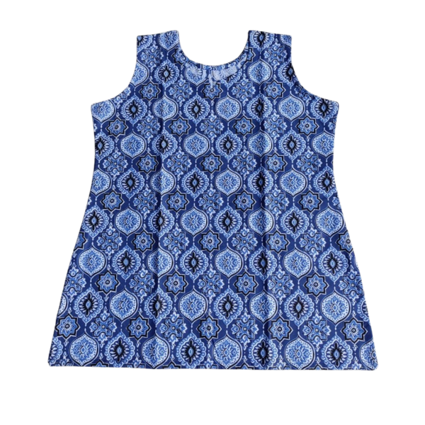 Soft Cotton printed Sleeveless Tops For Women and Girls