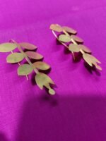 Base Earrings There is a leaf design. - Image 5