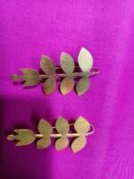 Base Earrings There is a leaf design. - Image 2