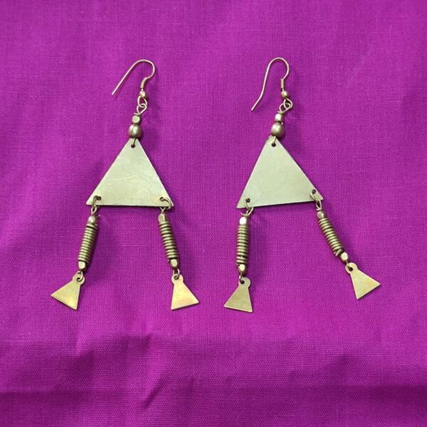 Brass Metal Earrings for Women