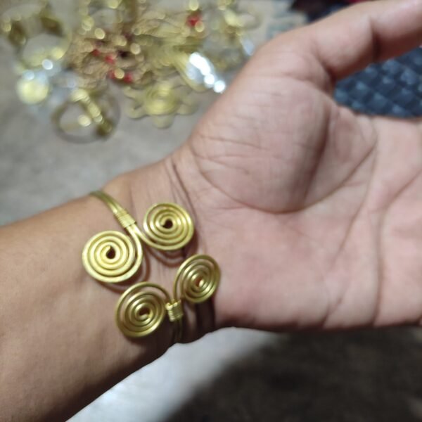 Handcrafted Brass Dhokra Bracelet adjustable