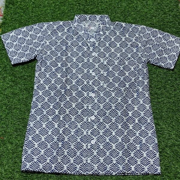 Kids Cotton Printed Half Sleeve Shirt