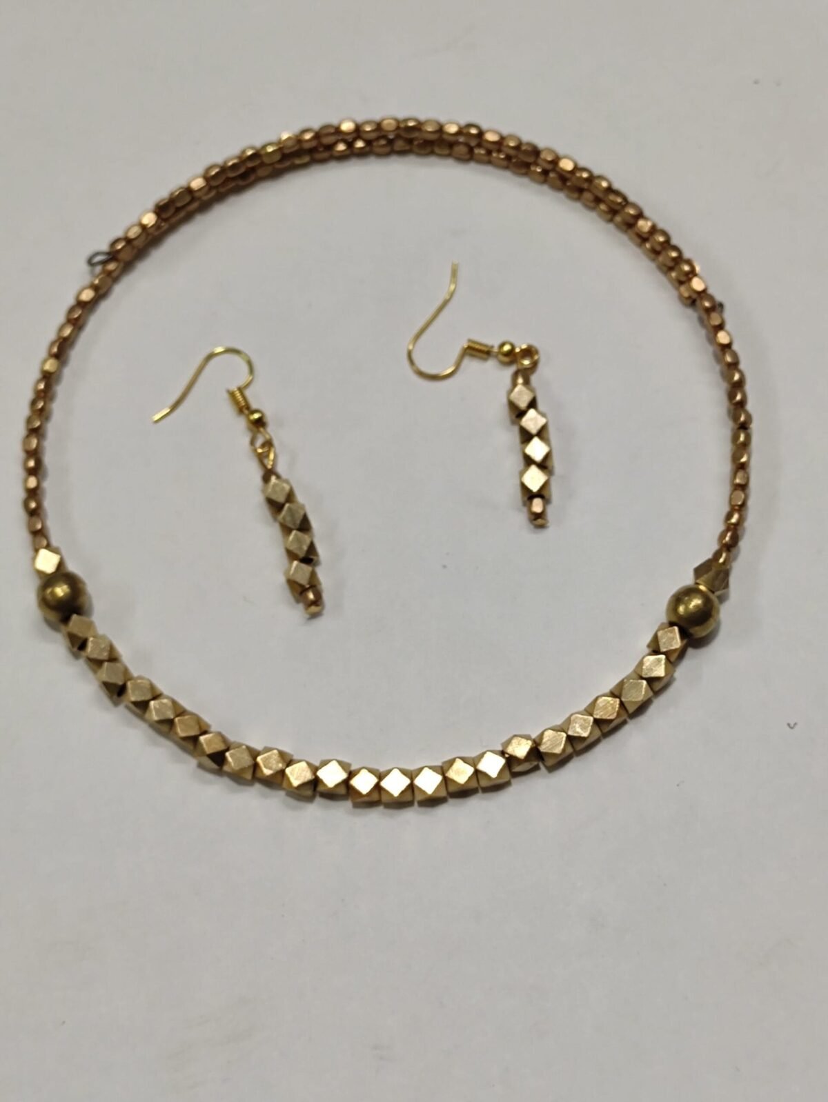 Brass Metal Handcrafted Dhokra jewellery For Women - Image 1
