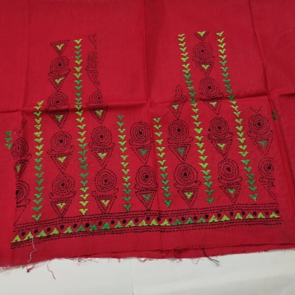 Cotton kantha Stitch blouse pieces ladies