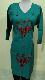 Kantha Stitch Long Kurti for Women - Image 3