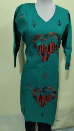 Kantha Stitch Long Kurti for Women