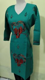 Kantha Stitch Long Kurti for Women - Image 2