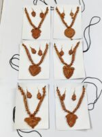 Terracotta handcraft necklace set (6piece)