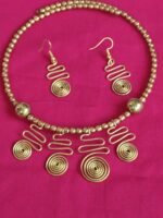 Brass Jewellery work round auto adjust for girls - Image 3