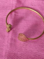 Brass Metal Hand Bracelet love design - Image 2