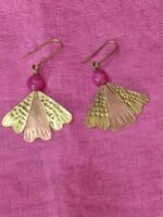 Brass copper Mix Metal Earrings one set