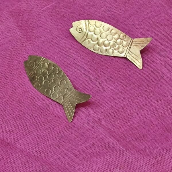 Base Metal Earrings fish design