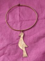 Brass Metal Necklace set bird style hasuli - Image 4