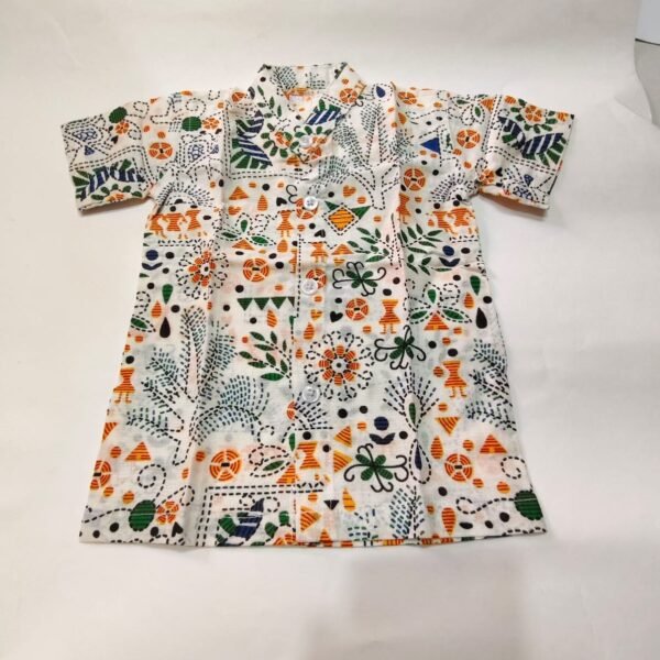 New Baby Cotton Printed Half Sleeve Shirt
