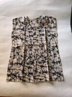 Cotton Printed front open sleeveless Jhabla