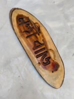 Wooden Carved Surname Name Plate (Nandi HOME) - Image 2