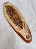 Wooden Carved Surname Name Plate (Mitra HOME) - Image 3