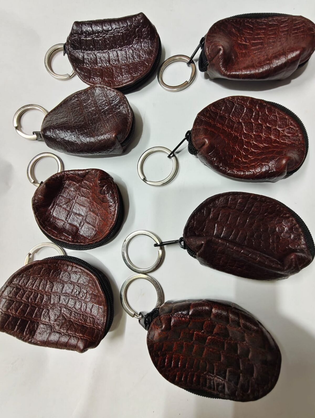 Leather key ring and storage box (8piece) - Image 2