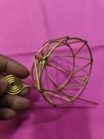 Handcrafted Brass Hair Bun Cage Set for Women - Image 5