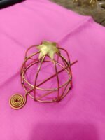 Handcrafted Brass Hair Bun Cage Set for Women - Image 2