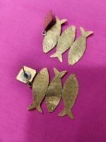 Base Earrings Three fish attach design - Image 3