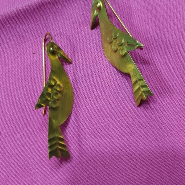 Base Earrings bird design