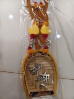 Bamboo and oxidised Composite jewellery set (yellow)