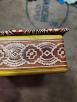 Leather jewellery box (yellow) - Image 7