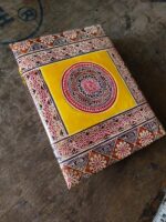 Leather jewellery box (yellow) - Image 5