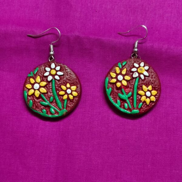 Terracotta earrings for women and girls