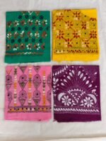 Kantha stitch blouse material for Women Net Quantity 4 piece
