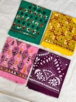 Kantha stitch blouse material for Women Net Quantity 4 piece - Image 3