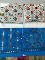 Cotton Kantha stitch blouse material Net Quantity 4 piece - Image 4