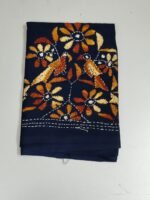 Hand work Kantha Stitch Blouse Piece for Ladies (Nebi Bulu colour) - Image 3