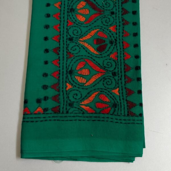 Handicraft Kantha Stitch Cotton Blouse Piece Material