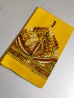 Handicraft Kantha Stitch Cotton Blouse Piece Material - Image 2