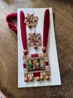 Terracotta Necklace Set for Women (Sticker Theme)