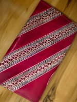 Handicraft Leather Purse flower print - Image 3