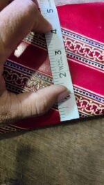 Handicraft Leather Purse flower print - Image 5