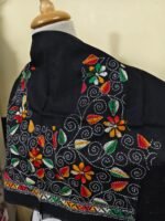 Kantha stitch Blouse piece For Women (black) - Image 3