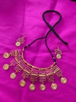 Brass Metal Handmade Necklace Set For Women Girls - Image 3