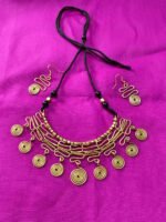 Brass Metal Handmade Necklace Set New For Women Girls